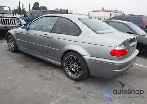 2004 BMW M3 z USA, uszkodzony, nr VIN WBSBL934X4PN55773